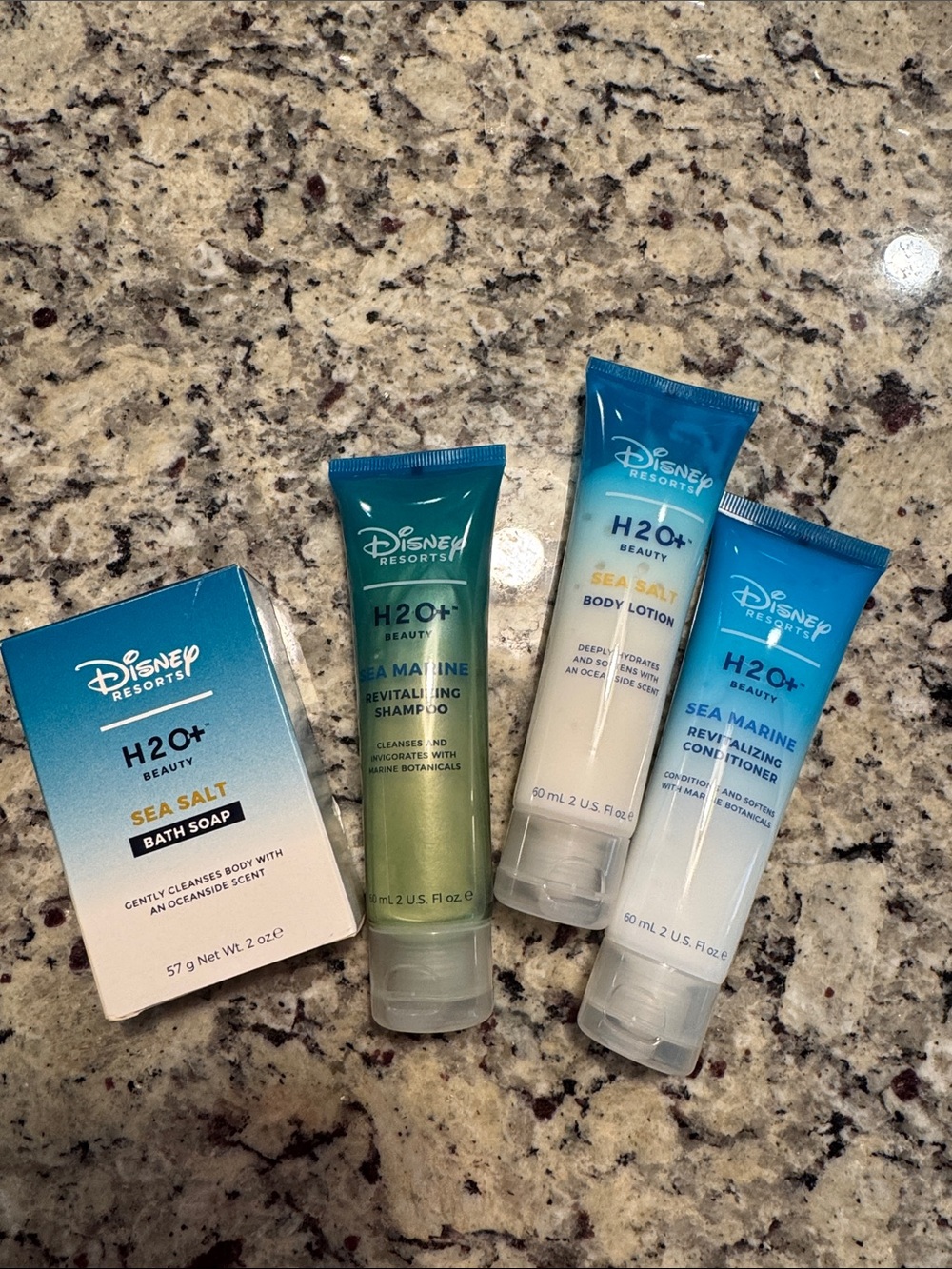 Disney Resorts H2O+ sea salt products